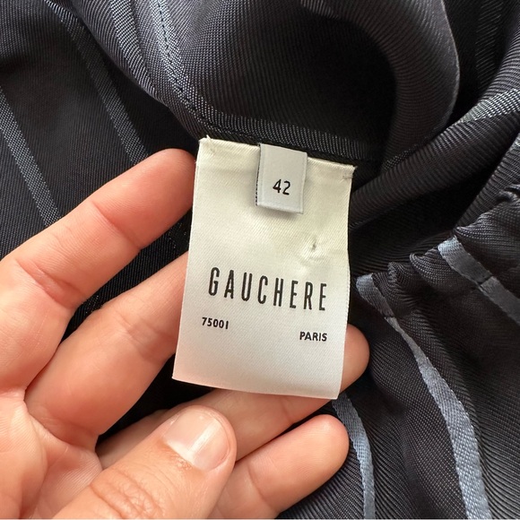 Gauchere • Striped and Sheer Midi Skirt • 42 (10) - Picture 10 of 15